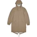 Rains Rainsunisex. 18140 Beige parka med fiskehale (XL), Casual, Polyester