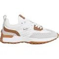 Pepe Jeans Pepe Jeanstil kvinder. PLS600017 Lucky Class Læder Sneakers hvid (40), Fast, 1-3 cm, Blonder, Casual