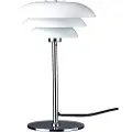 Dyberg Larsen - Bordlampe DL20 opal - Krom - Bordlamper - - Homeroom