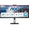 AOC 34" CU34V5CW - 3440x1440 (UWQHD) - 100Hz - VA - 65W USB-C - Curved