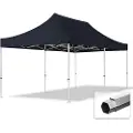TOOLPORT 3x6m, aluminium, easy-up-pavillon, uden sidedele, sort