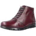 Fluchos Fluchostil kvinder. F0356_SUGA_2BUR Ankelstøvler i læder Susan F0356 brudeos (41), 1-3 cm, Lynlås, Casual, Klassisk, Burgund