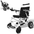 Vevor foldbar elektrisk kørestol motoriseret el-stol 300 lbs 20 i bredt sæde