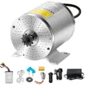 Vevor 500W elektrisk børsteløs DC-motorsæt - 36V 3000 o/min motor med opgraderet hastighedsregulator, gashåndtagssæt til gokarts, elcykel, motorcykel, scooter