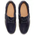 Timberland Timberlandtil mænd. TB0A6CXMEP11 Læder Nautic Sko Portofino Pier marine (40), Fast, Blonder, Casual, Blå