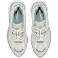 Timberland Timberlandtil kvinder. TB0A43R8A4C1 Hazel Lane træningssko i lyseblå, beige læder (39 W), Fast, Blonder, Casual, Sport, Grå, Udendørs