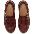 Timberland Timberlandtil kvinder. TB0A4188EIW1 Stone Street bordeauxbrune sandaler i læder (36 W), Fast, Spænder