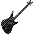 Schecter Synyster Custom-S Gloss Black w/ Silver Pin Stripes
