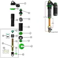 DVO Jade 14 Mm Shaft Metric 55 Mm N14 Servicesæt