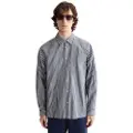 Scotch & Soda Striped Relaxed Fit Skjorte Med Lange ærmer