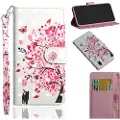 Mtp Products Wonder Series Samsung Galaxy S20 FE Pung med Stativ - Blomstrede Træ