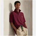 Ralph Lauren Polo Ralph Laurentil mænd. 710P00808003 Stor rødbrun poloshirt (S), Casual, Bomuld, Korte ærmer
