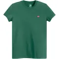 Levi's Levi'stil kvinder. 39185-0349 T-shirt Perfekt grøn (XS), Casual, Bomuld, Korte ærmer