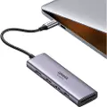 UGREEN 6-In-1 Usb C Hub 4k@60hz USB hub - 6 ports - Sølv