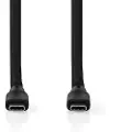 Nedis Silikone Ccgb64800wt15 Usb 3.2 Gen 1-kabel Usb-c M-usb-c M 4k@5 Gb/s Nikkelbelagt 1.5 M 60w 60hz