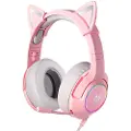 Onikuma K9 Pink RGB Gaming-hovedtelefoner