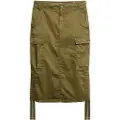 Superdry Cargo Midinederdel