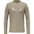 Salewa Solid Logo Dry T-shirt Med Lange ærmer