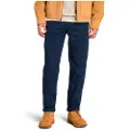 Timberland Timberlandtil mænd. TB0A2PG94331 Navy Brookline Twill Cargo-bukser (34/34), Casual, Økologisk bomuld, Bæredygtig, Blå