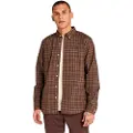 Timberland Timberlandtil mænd. TB0A5M16BK21 Brun ternet skjorte (XL), Casual, Bomuld, Lange ærmer