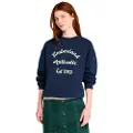 Timberland Timberlandtil kvinder. TB0A41YN4331 Sweatshirt med navyfarvet børstet ryg (S), Casual, Bomuld, Lange ærmer, Blå