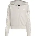 Adidas 3 Stripes Animal French Terry Sweatshirt Med Lynlås