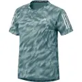 Adidas Own The Run Allover Print T-shirt Med Korte ærmer