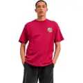 Santa Cruz Flaming Dice Dot Chest T-shirt Med Korte ærmer
