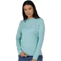 Salty Crew Tippet Fill Hood Dame Rash Guard Med Lange ærmer