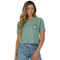 Salty Crew Ocean Spray Crop T-shirt Med Korte ærmer