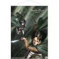 POPbuddies Angreb På Titan Vægplakater Af Mikasa Og Levi 50x70 Cm