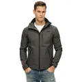 Superdry Superdrytil mænd. M5012162A Jakke Marl grå (S), Casual, Polyester