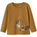 Name It Mini Hunde Top Med Lange Ærmer