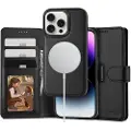 TechProtection iPhone 16 Pro Max Tech-Protect 2-i-1 pungetui - Magsafe-kompatibel - sort
