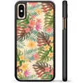 Mtp Products iPhone XS Max Beskyttende Cover - Lyserøde Blomster