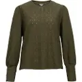 Object Laila Langærmet Bluse