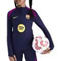 Nike FC Barcelona Strike Nike Dri-FIT-fodboldtræningstrøje til større børn - lilla