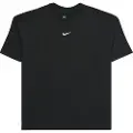 Nike Overdimensioneret Nike Sportswear-T-shirt til større børn (piger) - sort