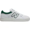 New Balance New Balancetil mænd. BB480LV1 Sneakers i læder 480 hvid, grøn (47.5), Fast, Blonder, Casual