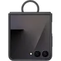 Samsung Galaxy Z Flip7 - Ring Case (Silicone) - Black