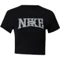 Nike Kort, slank Nike Sportswear-T-shirt til kvinder - sort