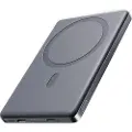 JOYROOM magnetic powerbank JR-PBM08 20W 5000mAh slim (gray) Powerbank - Grå - 5000 mAh
