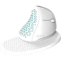 Delux M618XSD Wireless Vertical Mouse - Ergonomisk mus - Hvid