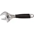Bahco Ergo Large Opening Center Knurled With Rubber Handle And Chrome Finish Pliers 38 Mm 218 Mm Skruenøgle