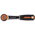 Bahco 1/4´´ Reversible Round Head With 72 Teeth And A 5° Action Angle 120 Mm Skralde