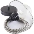 Creative Cables Rd54 Stripes 1 M Hængende Lampe Pendel Til Lampeskærm