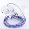 Creative Cables Rz12 Zigzag 50 Cm Hængende Lampe Pendel Til Lampeskærm