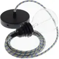 Creative Cables Rd55 Stripes 2 M Hængende Lampe Pendel Til Lampeskærm