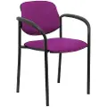Nowy Styl Styl Faux Leather With Arms Fast Kontorstol