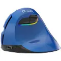 Delux M618mini Bt4.0 + 2.4ghz 4000dpi Rgb Trådløs Ergonomisk Mus